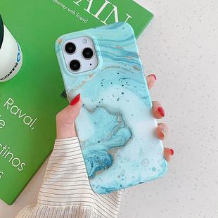 For iPhone 12 / 12 Pro Marble Pattern Soft TPU Protective Case(Sea Wave Marble)
