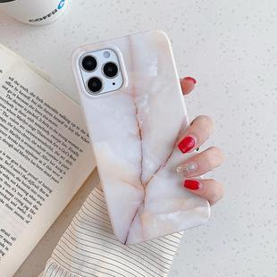 For iPhone 12 / 12 Pro Marble Pattern Soft TPU Protective Case(Cream Marble)