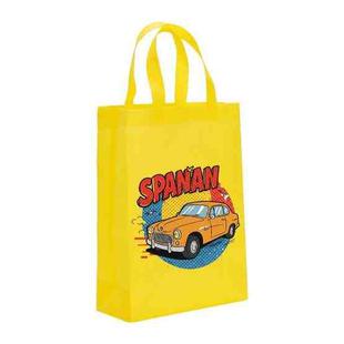 Car Printed Non-woven Fabric Bag Print On Your Demand, Size:35x25x10cm(Yellow)