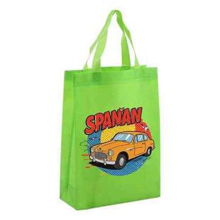 Car Printed Non-woven Fabric Bag Print On Your Demand, Size:38x30x10cm(Fruit Green)