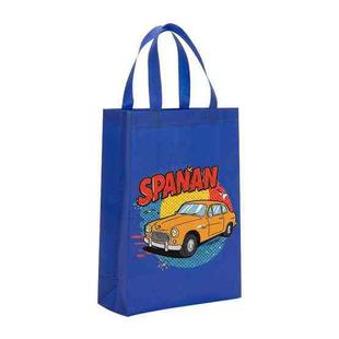 Car Printed Non-woven Fabric Bag Print On Your Demand, Size:41x35x12cm(Royal Blue)