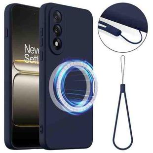 For OnePlus Ace 5 Ultra / Nord 5 Shockproof Silicone Magsafe Phone Case(Navy Blue)