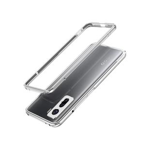 For Vivo iQOO 5 & 5 Pro Aluminum Alloy Shockproof Protective Bumper Frame(Silver)