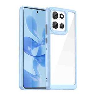 For Motorola Moto G86 5G Colorful Series Acrylic Hybrid TPU Phone Case(Blue)