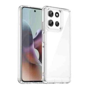 For Motorola Moto G66j 5G Colorful Series Acrylic Hybrid TPU Phone Case(Transparent)
