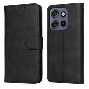For Motorola Edge 50 Neo / ThinkPhone 25 Classic Calf Texture Flip Leather Phone Case(Black)