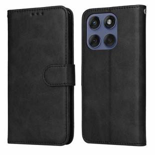 For Motorola Edge 60 Fusion / Edge 5G 2025 Classic Calf Texture Flip Leather Phone Case(Black)