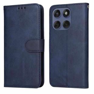 For Motorola Edge 60 Fusion / Edge 5G 2025 Classic Calf Texture Flip Leather Phone Case(Blue)