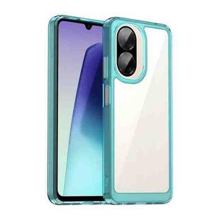 For Redmi A5 4G 173.3mm EU Colorful Series Acrylic Hybrid TPU Phone Case(Transparent Blue)