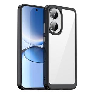 For Redmi Turbo 4 Pro Colorful Series Acrylic Hybrid TPU Phone Case(Black)