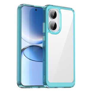 For Redmi Turbo 4 Pro Colorful Series Acrylic Hybrid TPU Phone Case(Transparent Blue)
