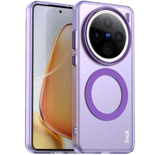 For vivo X200 IMAK Candy Series Shockproof MagSafe Phone Case(Purple)