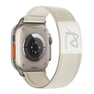 For Apple Watch 42mm / 41mm / 40mm / 38mm Fearless Trail Loop Nylon Band(Starlight)