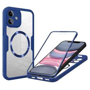 For iPhone 11 CD Texture MagSafe Phone Case(Blue)