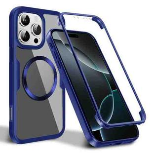 For iPhone 16 Pro CD Texture MagSafe Phone Case(Blue)
