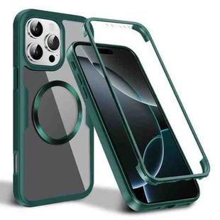 For iPhone 16 Pro CD Texture MagSafe Phone Case(Green)