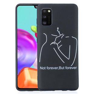 For Samsung Galaxy A41 Painted Pattern Soft TPU Case(Distance)