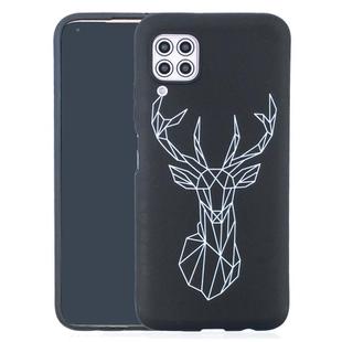 For Huawei P40 Lite Painted Pattern Soft TPU Case(Elk)