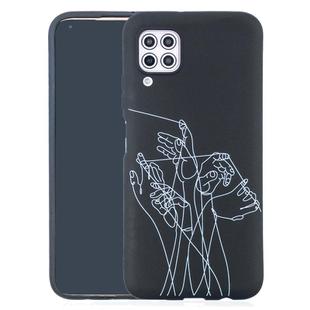 For Huawei P40 Lite Painted Pattern Soft TPU Case(Five Hands)