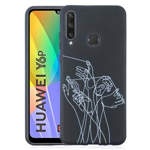 For Huawei Y6p Painted Pattern Soft TPU Case(Five Hands)