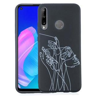 For Huawei Y7p Painted Pattern Soft TPU Case(Five Hands)