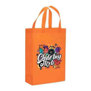 Graffiti Printed Non-woven Fabric Bag Print On Your Demand, Size:41x35x12cm(Orange)
