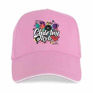 Graffiti Printed Polyester Cotton Steel Buckle Cap Print On Your Demand(Pink)
