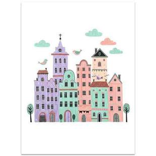 Castle Frameless Canvas Decorative Painting Print On Your Demand, Size:13x18cm