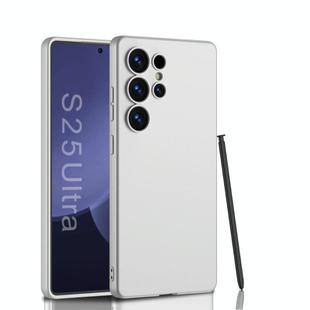 For Samsung Galaxy S25 Ultra 5G GKK Ultra-thin Skin Feel Phone Case, Not Included Pen(Silver)