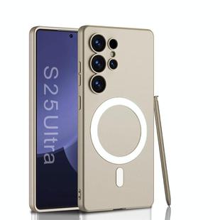 For Samsung Galaxy S25 Ultra 5G GKK Ultra-thin Skin Feel MagSafe Phone Case, Not Included Pen(Titanium Gray)
