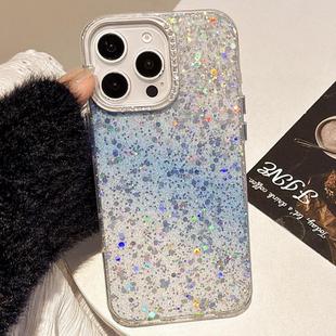 For iPhone 13 Pro Max Starry Sky Gradient IMD Phone Case(Blue)