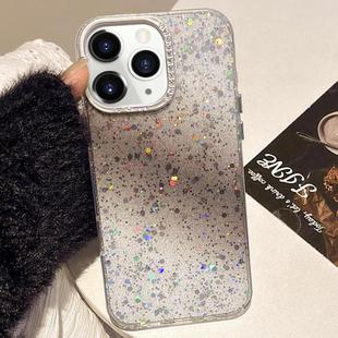 For iPhone 12 Pro Max Starry Sky Gradient IMD Phone Case(Black)