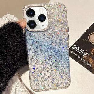For iPhone 12 Pro Max Starry Sky Gradient IMD Phone Case(Blue)