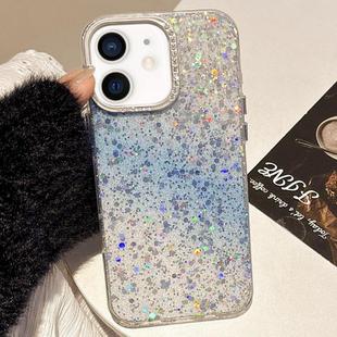 For iPhone 11 Starry Sky Gradient IMD Phone Case(Blue)