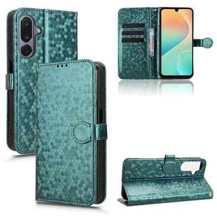 For Samsung Galaxy M36 5G Honeycomb Dot Texture Leather Phone Case(Green)