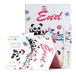 For iPad Pro 10.5 inch Painted Pattern Horizontal Flip Leather Case with Holder(Panda)