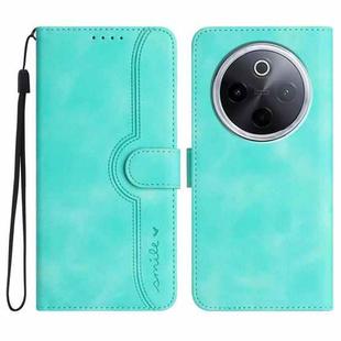 For vivo iQOO Z10 / T4 / Y300 Pro Heart Pattern Skin Feel Leather Phone Case(Light Blue)