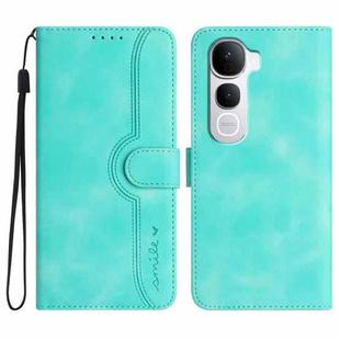 For vivo Y400 Pro 5G Heart Pattern Skin Feel Leather Phone Case(Light Blue)