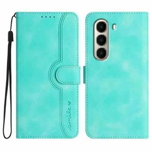 For Itel A95 5G Heart Pattern Skin Feel Leather Phone Case(Light Blue)