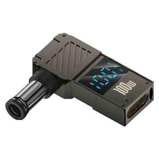 100W Computer Charging Digital Display Adapter, Specification:Type-C to DC6.0x4.4mm