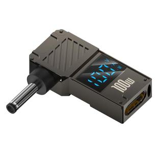 100W Computer Charging Digital Display Adapter, Specification:Type-C to DC3.5x1.35mm