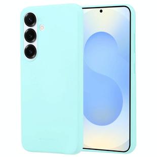 For Samsung Galaxy S25+ 5G GOOSPERY SOFT FEELING Liquid TPU Soft Phone Case(Mint Green)