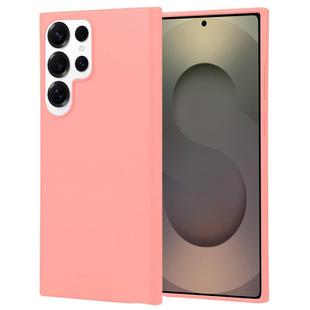 For Samsung Galaxy S25 Ultra 5G GOOSPERY SOFT FEELING Liquid TPU Soft Phone Case(Pink)
