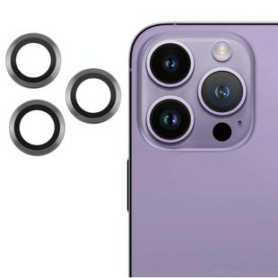 For iPhone 15 Pro Max / 15 Pro Back Camera Cover 9H Tempered Glass Lens Film(Titanium)