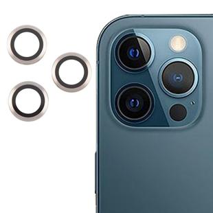 For iPhone 12 Pro Max Back Camera Cover 9H Tempered Glass Lens Film(Silver)