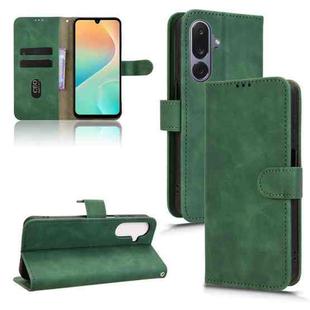 For Samsung Galaxy M36 5G Skin Feel Magnetic Flip Leather Phone Case(Green)