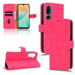 For Samsung Galaxy M36 5G Skin Feel Magnetic Flip Leather Phone Case(Rose Red)