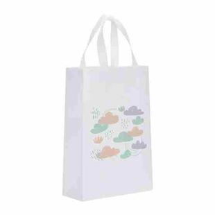 Clouds Printed Non-woven Fabric Bag Print On Your Demand, Size:35x25x10cm(White)