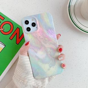 For iPhone 12 / 12 Pro Marble Pattern Soft TPU Protective Case(Colorful)