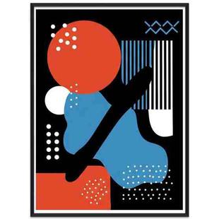 Abstract Doodle Decorative Painting with PS Frame Print On Your Demand, Size:15x20cm